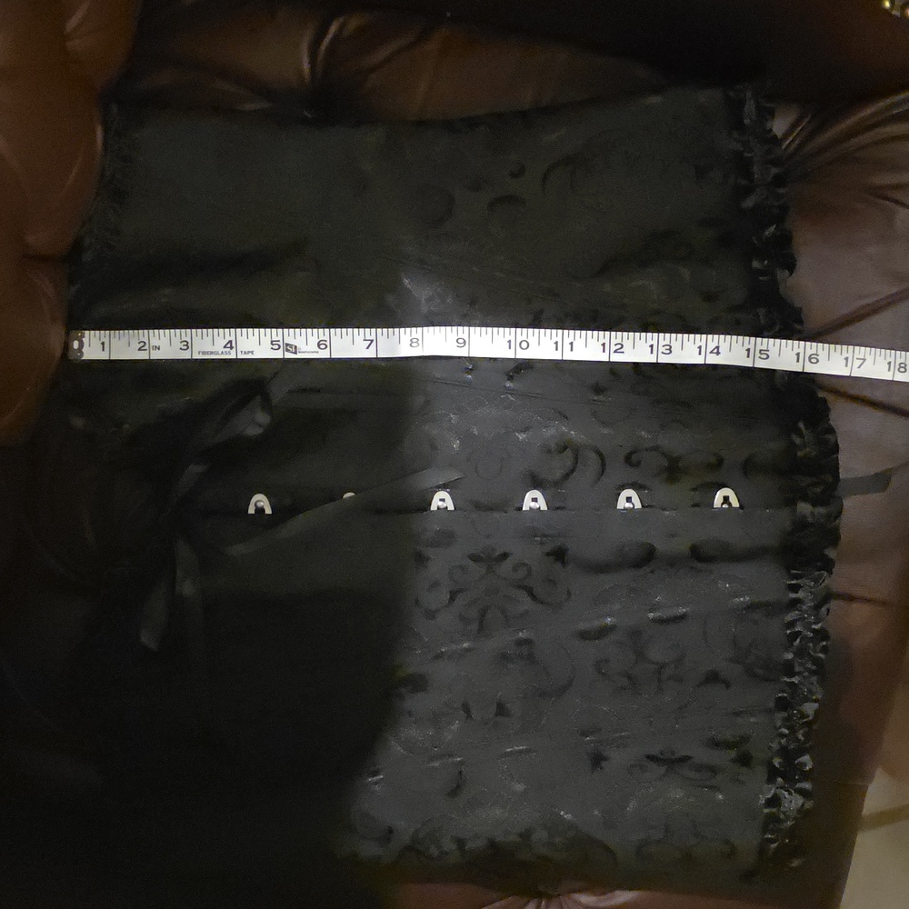 Black Victorian Style Lace Up Corset 3XL - Picture 6 of 6